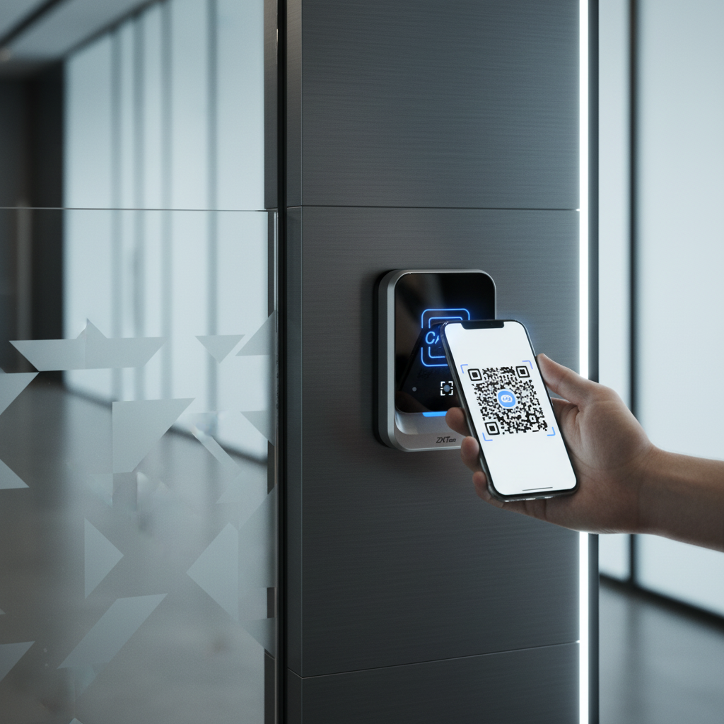 QR Code and Mobile Access Control with Swipe Fob/Tag/Card